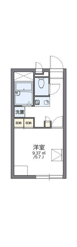 レオパレスベアート 102 間取り図
