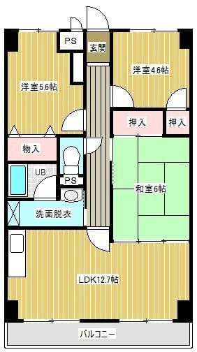 パーソンヒルズ 104 間取り図