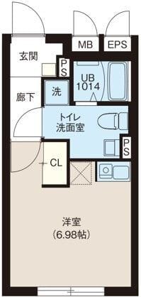 レピュア早稲田レジデンス 202 間取り図