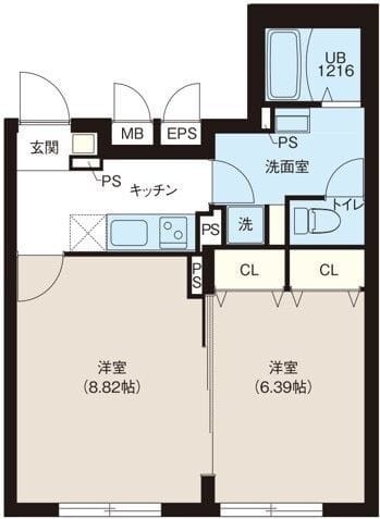 レピュア早稲田レジデンス 402 間取り図