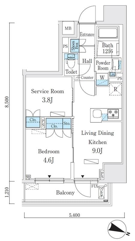 ジオエント本郷三丁目 805