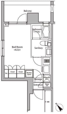 カスタリア大塚 407