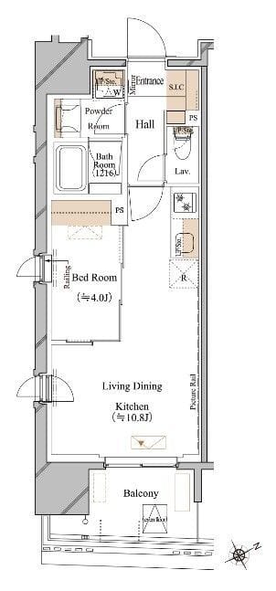 ブランシエスタ浅草蔵前 0709