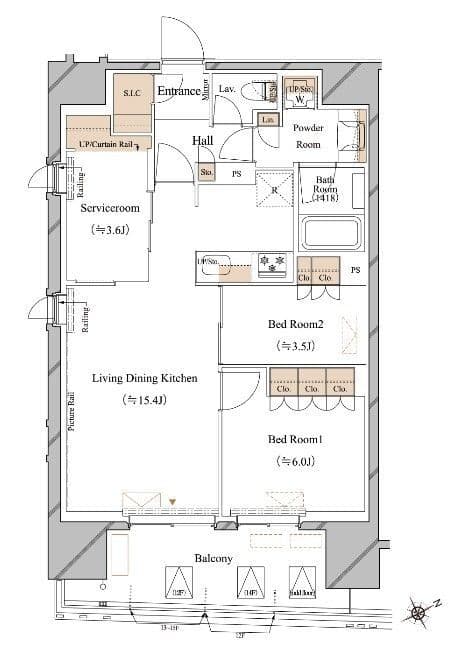 ブランシエスタ浅草蔵前 1307