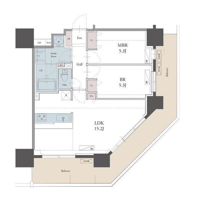 ラグゼナ用賀 0506 間取り図