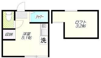 アーバンプレイス高田馬場11−B 205 間取り図