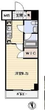 AZEST浮間舟渡 303 間取り図
