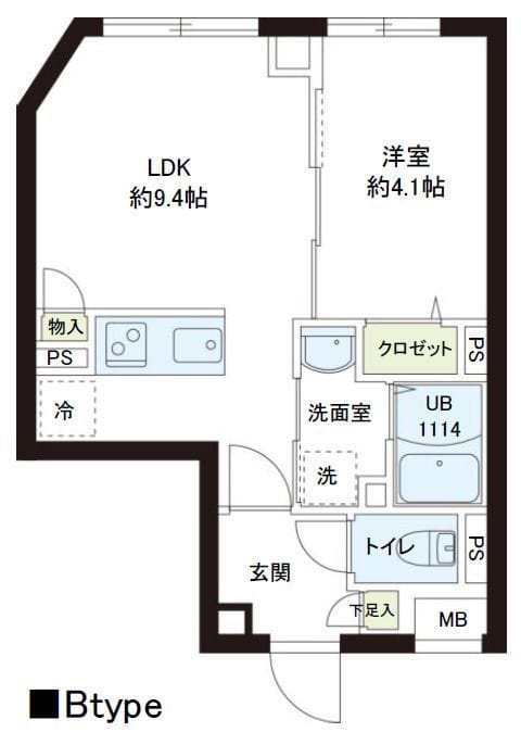 レピュア小石川レジデンス 302 間取り図