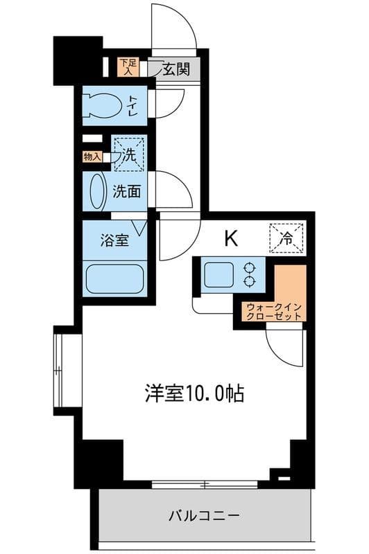 プライムアーバン住吉Ⅱ 0201 間取り図