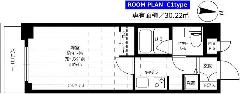 ステージファースト恵比寿二番館 204 間取り図