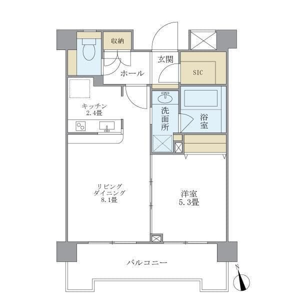 プレミアコンフォート西荻窪 210 間取り図