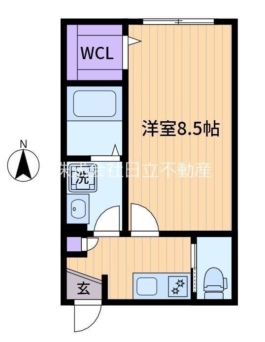 アステイオンヴィラ 101 間取り図