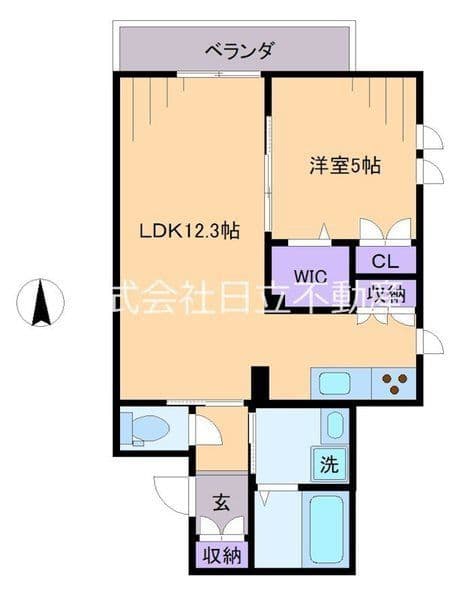アステイオンヴィラ 301 間取り図