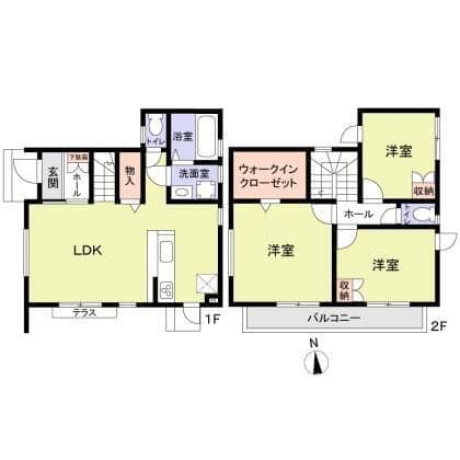 フォレストガーデン西新井1 1 間取り図