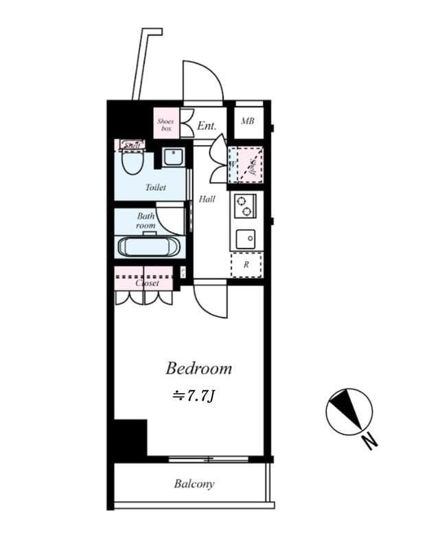 グランドコンシェルジュ西巣鴨アジールコート 203 間取り図