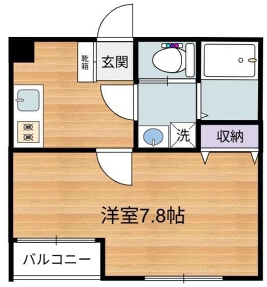 メゾンデール 302 間取り図