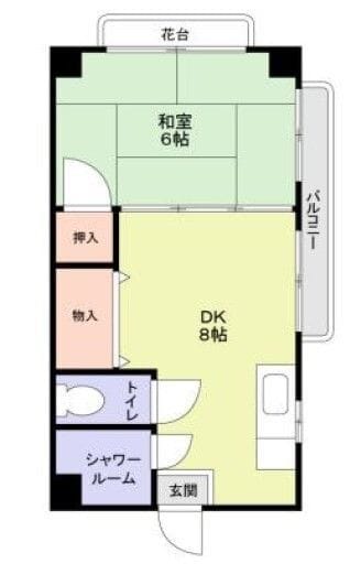 豊田ハイツ 401 間取り図