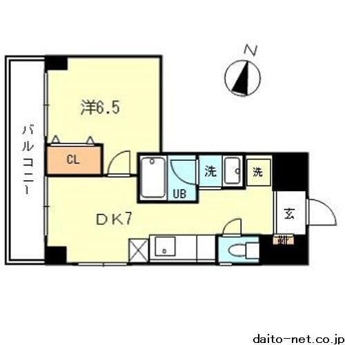 ソレム桜楓 504 間取り図