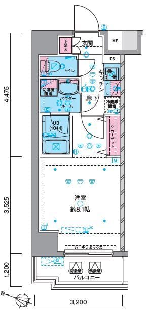 ジェノヴィア南千住Ⅱスカイガーデン 701