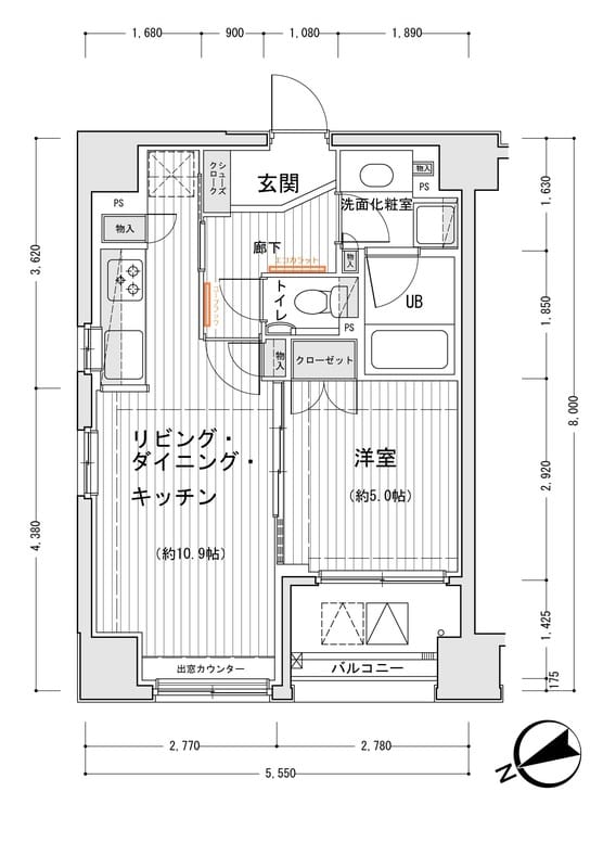 ドゥーエ銀座イーストⅠ 0401