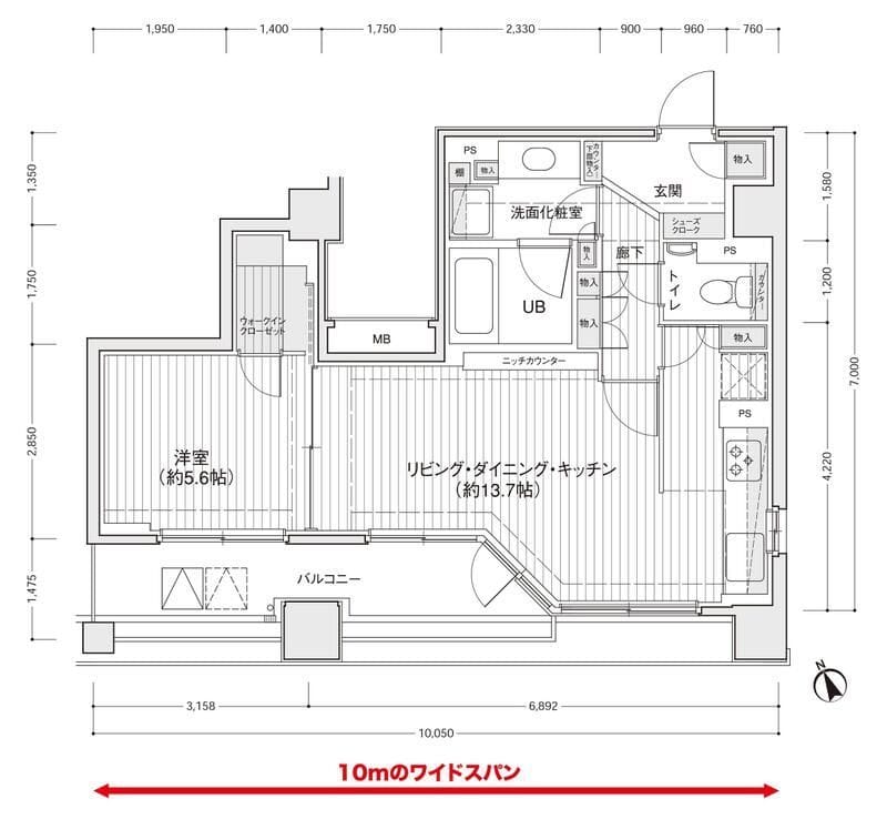 ドゥーエ銀座イーストⅠ 1202