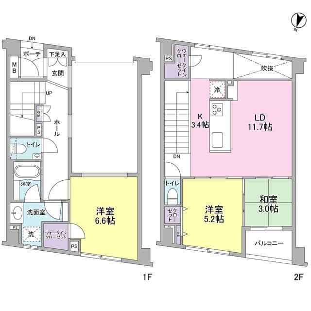 ソアラノーム碑文谷 112 間取り図