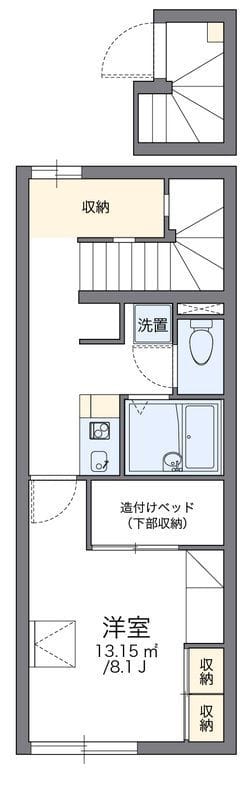 レオパレス鈴木 206 間取り図