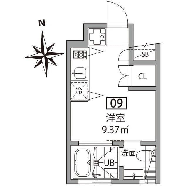 グランエッグス久我山 09 間取り図