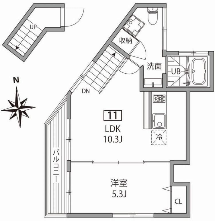 グランエッグス久我山 11 間取り図
