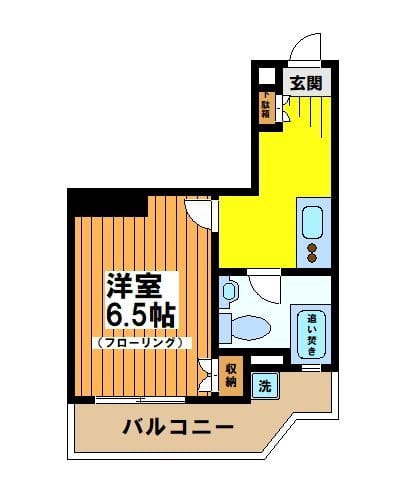 バラスト西原 202 間取り図