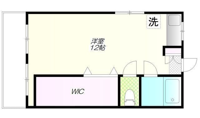 さつきビル 203 間取り図