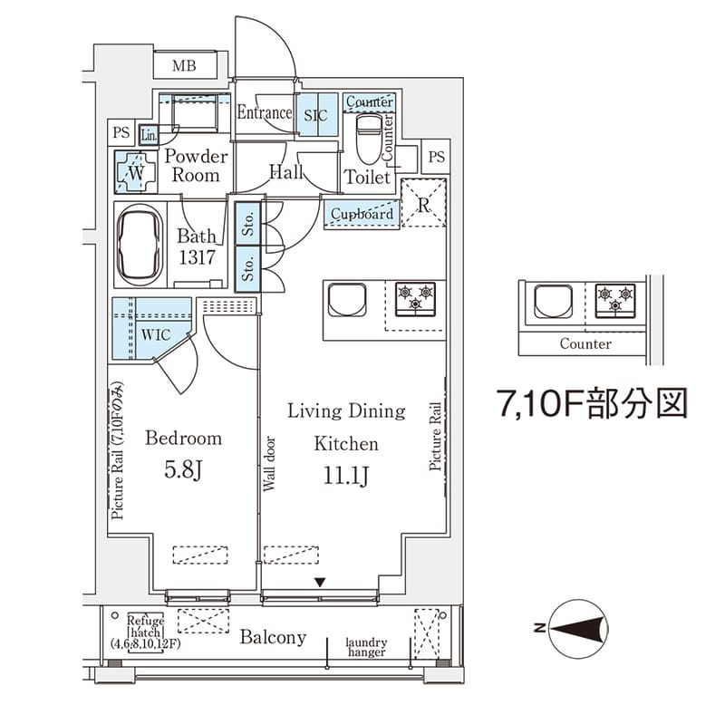 ムニレジデンス上野(旧名称:ベルファース上野) 1203