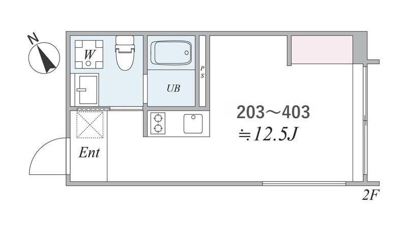 the trias 121 203 間取り図