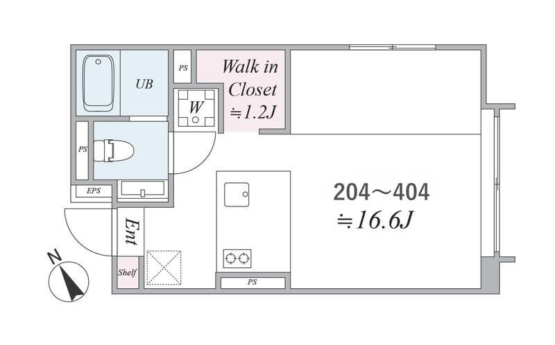 the trias 121 204 間取り図
