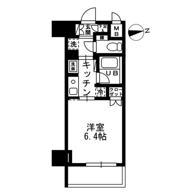 ウィスティリア高津 0714 間取り図