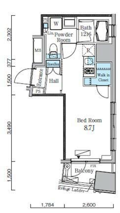 レジディア九段下Ⅱ 0204