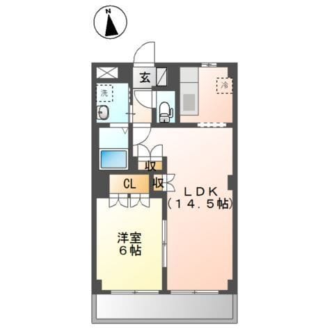サンヴィラージュ 102 間取り図