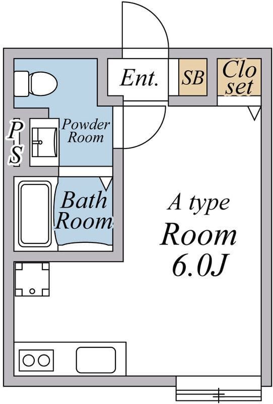 N-house北千住 301 間取り図