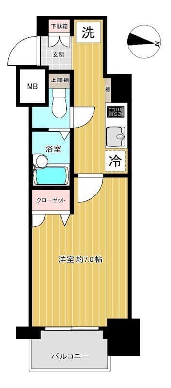 プレール・ドゥーク馬込駅前 304 間取り図