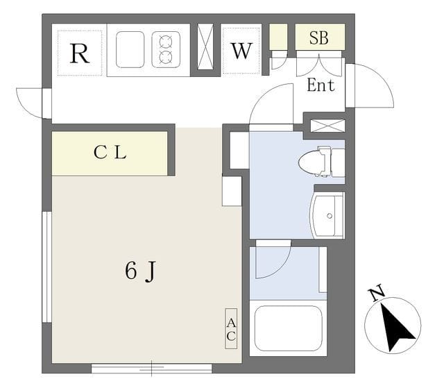 Reve Residence 学芸大学 205 間取り図