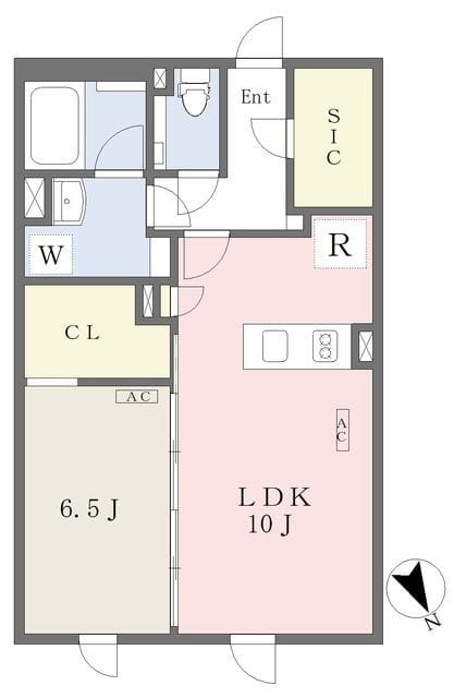 Reve Residence 学芸大学 301 間取り図