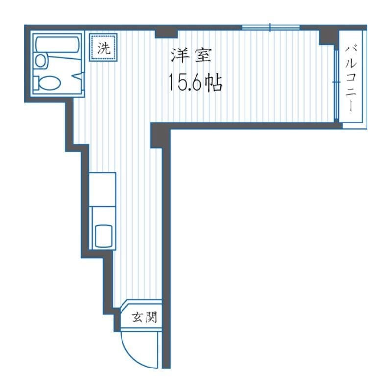 フォルム新宿 201 間取り図