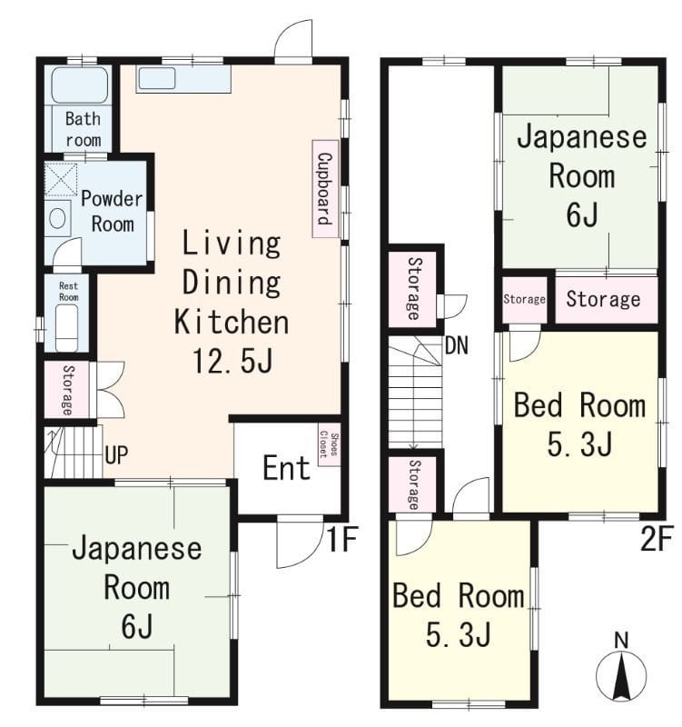 栄町1丁目貸家 1 間取り図