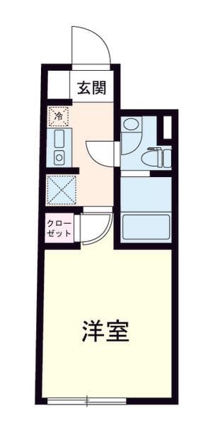 the14 ITABASHI 401 間取り図