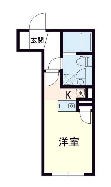 the14 ITABASHI 402 間取り図