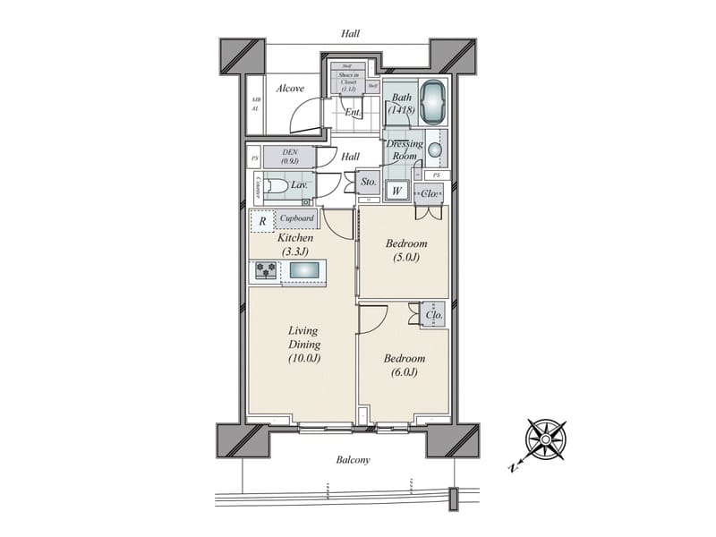 HARUMI FLAG SUN VILLAGE C棟 915