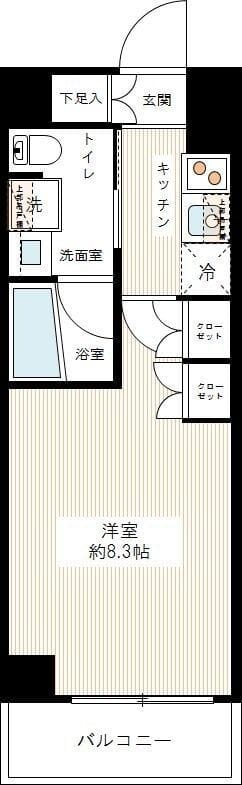APRECIOUS上板橋 304 間取り図
