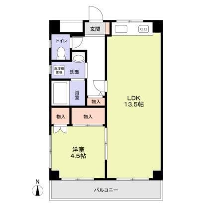 CASA小野寺 501 間取り図