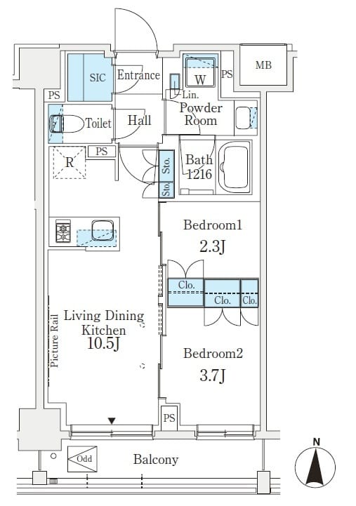 J.GRAN Court 品川西大井EAST 705