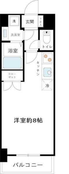 ミルーム中落合 604 間取り図